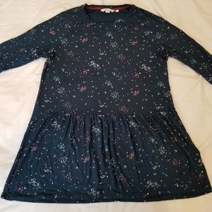 Boden Teal Katrina Jersey Top Tunic